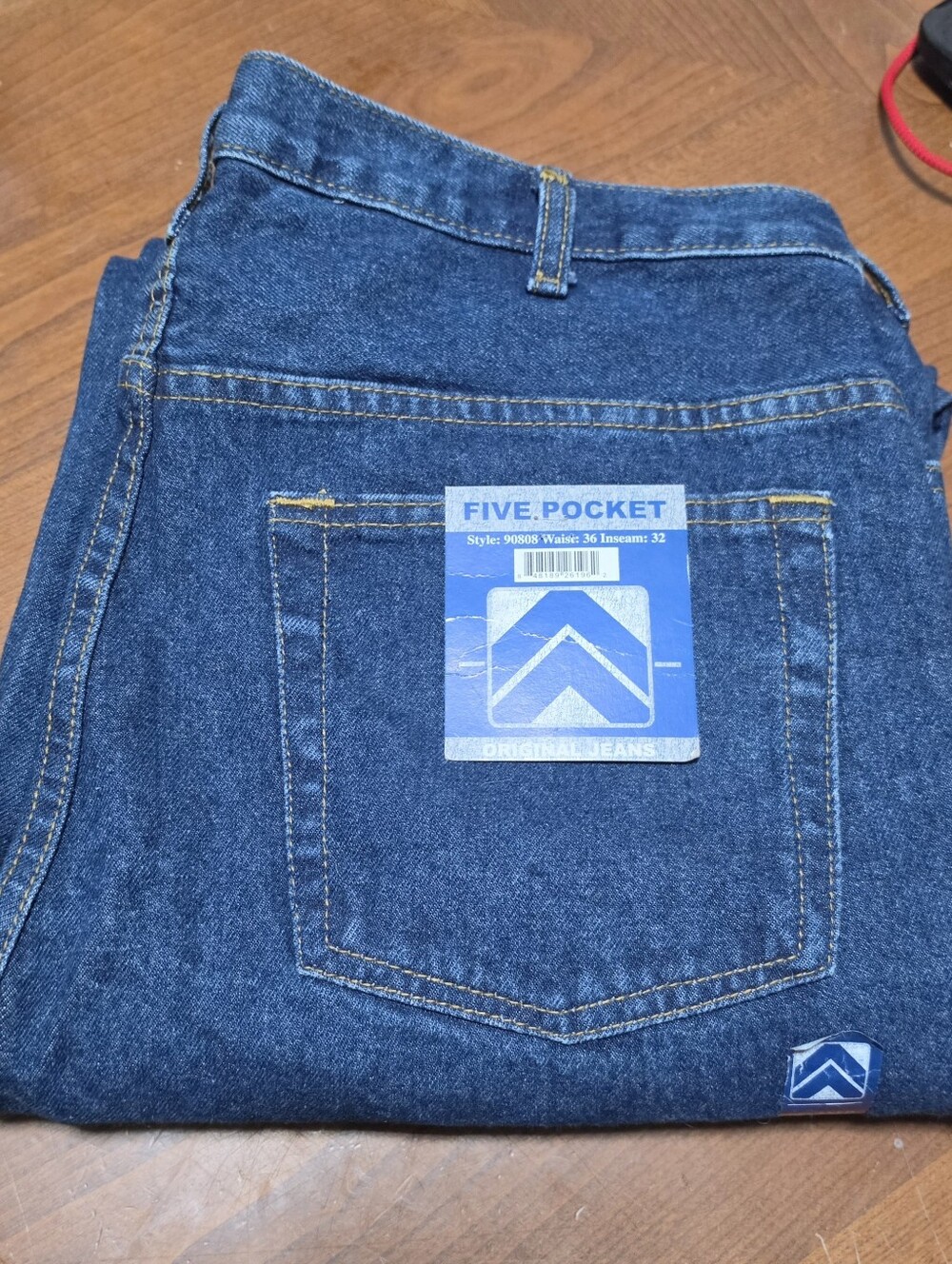 Classic Men’s Five Pocket Blue Jeans 36 X 32 NWT